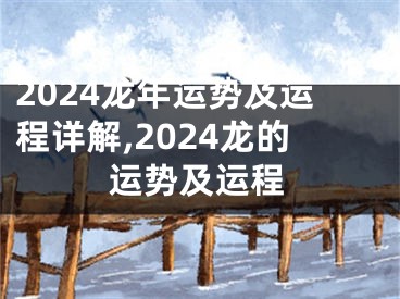 2024龙年运势及运程详解,2024龙的运势及运程