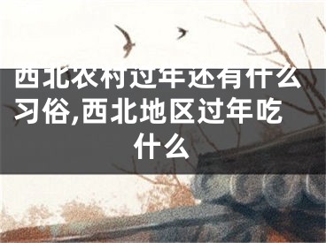 西北农村过年还有什么习俗,西北地区过年吃什么