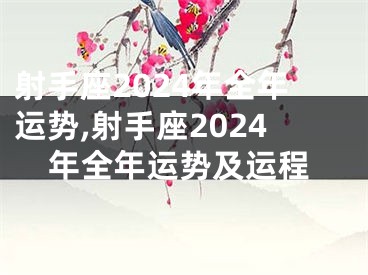 射手座2024年全年运势,射手座2024年全年运势及运程