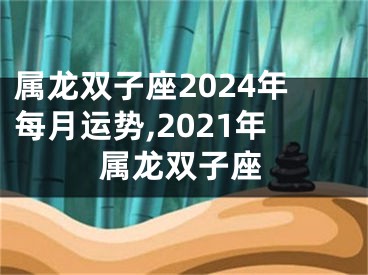 属龙双子座2024年每月运势,2021年属龙双子座