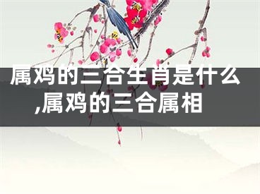 属鸡的三合生肖是什么,属鸡的三合属相