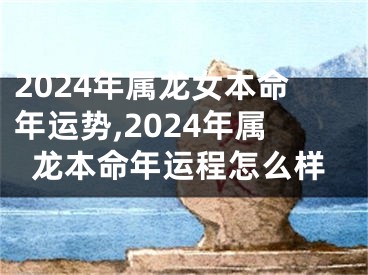 2024年属龙女本命年运势,2024年属龙本命年运程怎么样