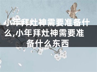 小年拜灶神需要准备什么,小年拜灶神需要准备什么东西