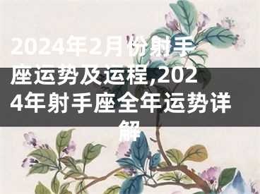 2024年2月份射手座运势及运程,2024年射手座全年运势详解