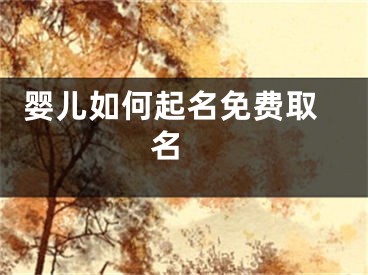  婴儿如何起名免费取名 