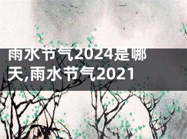 雨水节气2024是哪天,雨水节气2021