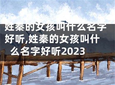 姓秦的女孩叫什么名字好听,姓秦的女孩叫什么名字好听2023