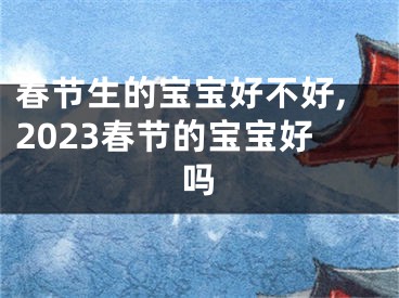 春节生的宝宝好不好,2023春节的宝宝好吗