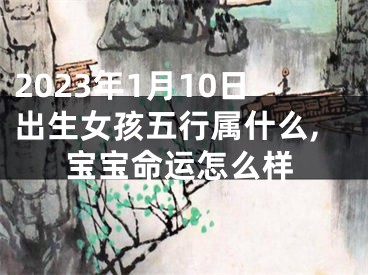 2023年1月10日出生女孩五行属什么,宝宝命运怎么样