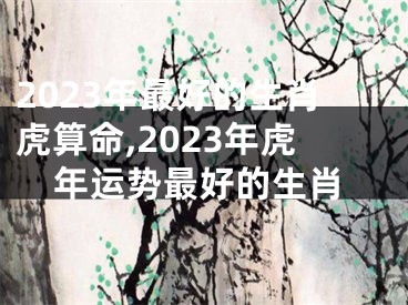 2023年最好的生肖虎算命,2023年虎年运势最好的生肖