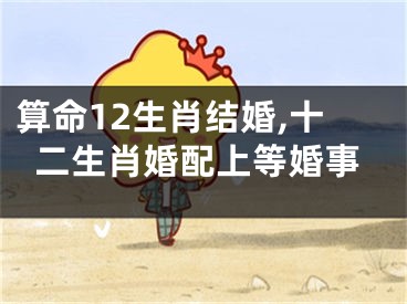 算命12生肖结婚,十二生肖婚配上等婚事