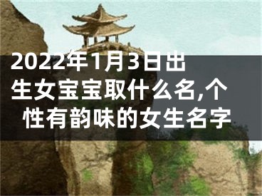 2022年1月3日出生女宝宝取什么名,个性有韵味的女生名字