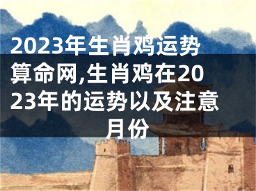 2023年生肖鸡运势算命网,生肖鸡在2023年的运势以及注意月份