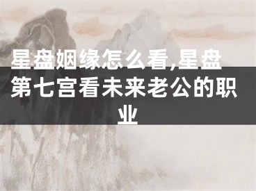 星盘姻缘怎么看,星盘第七宫看未来老公的职业