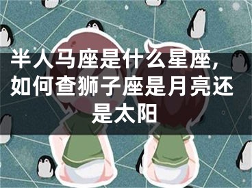 半人马座是什么星座,如何查狮子座是月亮还是太阳