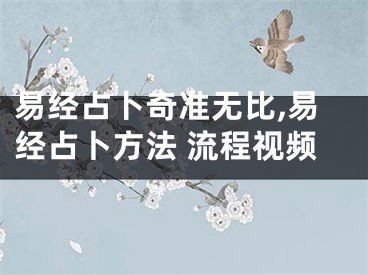 易经占卜奇准无比,易经占卜方法 流程视频