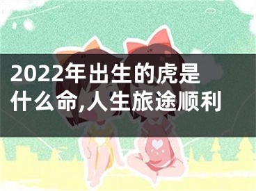 2022年出生的虎是什么命,人生旅途顺利