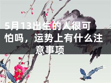 5月13出生的人很可怕吗，运势上有什么注意事项 