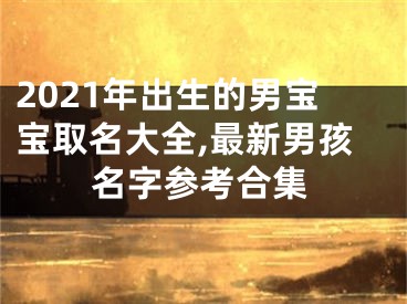 2021年出生的男宝宝取名大全,最新男孩名字参考合集