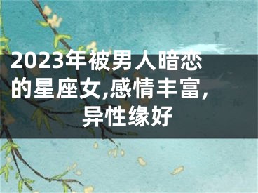 2023年被男人暗恋的星座女,感情丰富,异性缘好