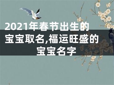 2021年春节出生的宝宝取名,福运旺盛的宝宝名字