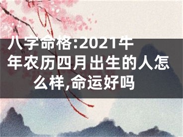 八字命格:2021牛年农历四月出生的人怎么样,命运好吗