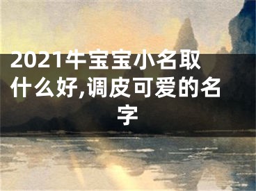 2021牛宝宝小名取什么好,调皮可爱的名字