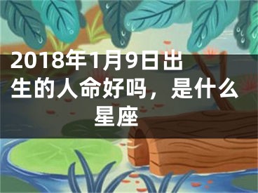 2018年1月9日出生的人命好吗，是什么星座 