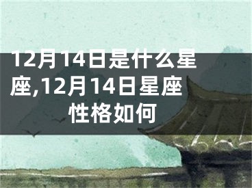 12月14日是什么星座,12月14日星座性格如何 