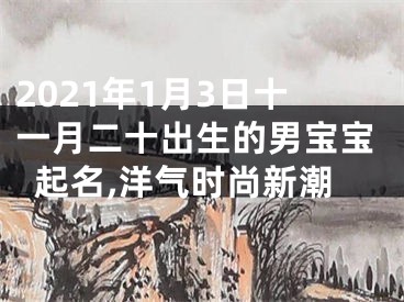 2021年1月3日十一月二十出生的男宝宝起名,洋气时尚新潮