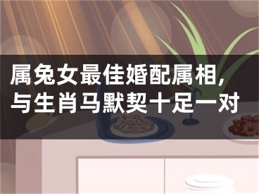 属兔女最佳婚配属相,与生肖马默契十足一对