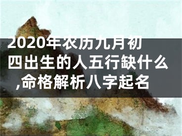 2020年农历九月初四出生的人五行缺什么,命格解析八字起名