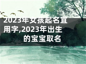 2023年女孩起名宜用字,2023年出生的宝宝取名