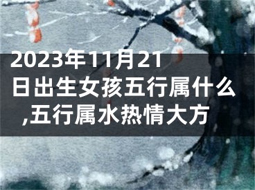 2023年11月21日出生女孩五行属什么,五行属水热情大方