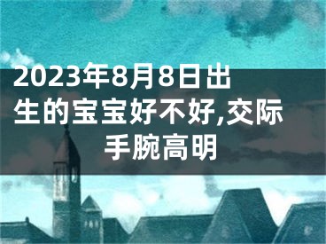 2023年8月8日出生的宝宝好不好,交际手腕高明