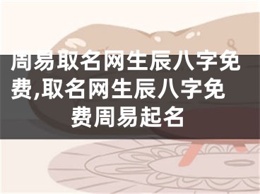 周易取名网生辰八字免费,取名网生辰八字免费周易起名