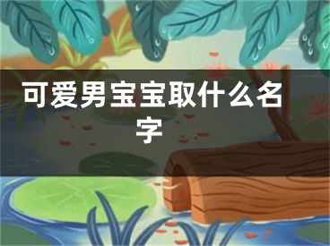  可爱男宝宝取什么名字 