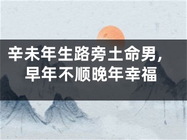 辛未年生路旁土命男,早年不顺晚年幸福