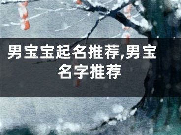 男宝宝起名推荐,男宝名字推荐