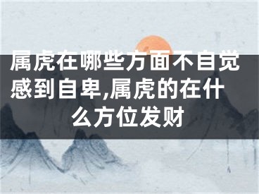 属虎在哪些方面不自觉感到自卑,属虎的在什么方位发财