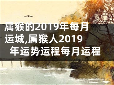 属猴的2019年每月运城,属猴人2019年运势运程每月运程